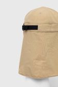 Кепка The North Face колір бежевий однотонна