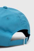 Кепка Trussardi колір бірюзовий однотонна