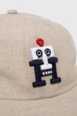 Кепка Tommy Hilfiger колір бежевий з аплікацією (3077428)