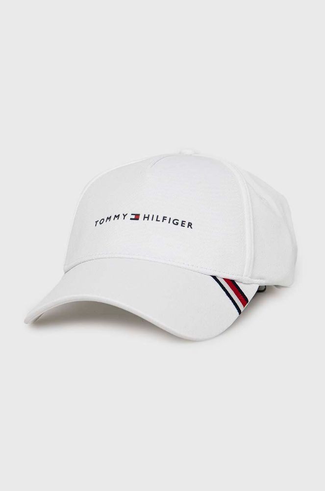 Кепка Tommy Hilfiger колір білий з аплікацією (2973957)