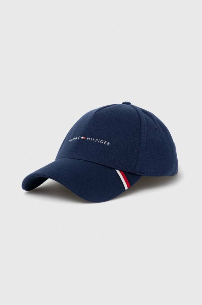 Кепка Tommy Hilfiger колір синій з аплікацією (2973956)