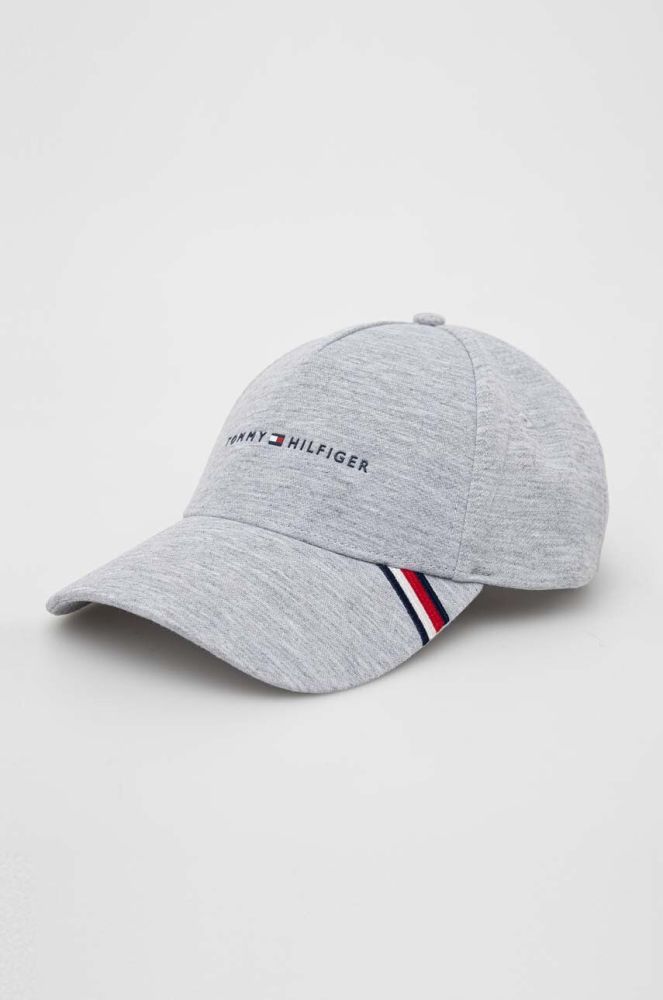 Кепка Tommy Hilfiger колір сірий з аплікацією (2973955)