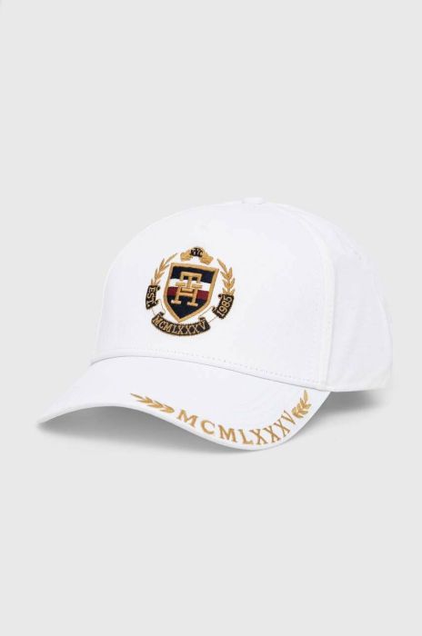 Бавовняна бейсболка Tommy Hilfiger колір білий з аплікацією (3057753)