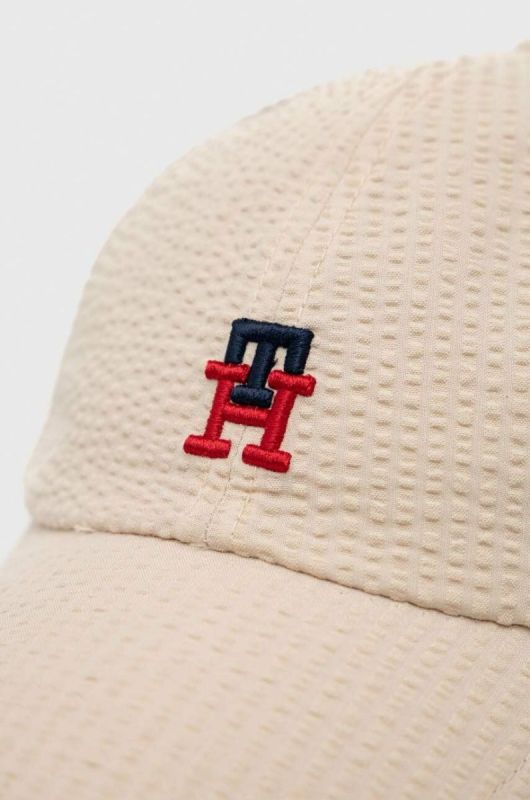 Кепка Tommy Hilfiger колір бежевий з аплікацією (2973960) фото 2
