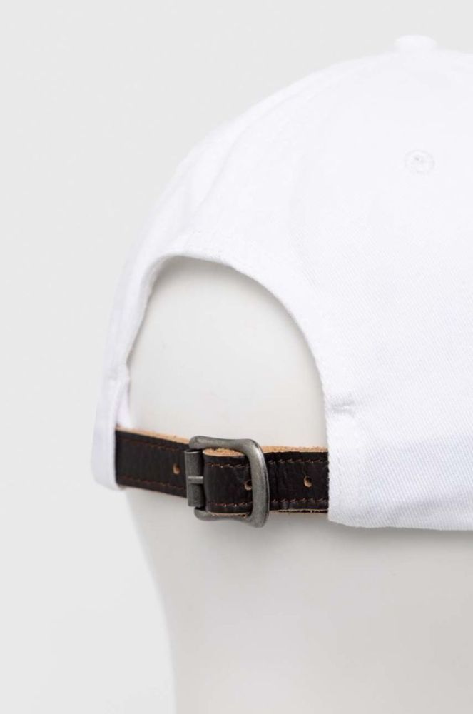Бавовняна бейсболка Polo Ralph Lauren колір білий з аплікацією (2968955) фото 3
