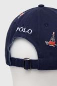 Бавовняна бейсболка Polo Ralph Lauren колір синій візерунок (2968956)