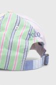 Бавовняна бейсболка Polo Ralph Lauren візерунок колір барвистий (3122497)
