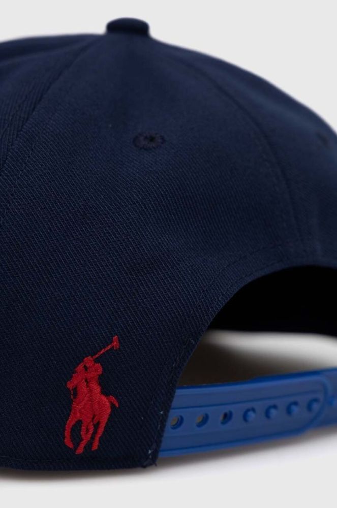 Кепка Polo Ralph Lauren колір синій з аплікацією (2987965) фото 3