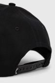 Бавовняна бейсболка Billabong колір чорний з аплікацією