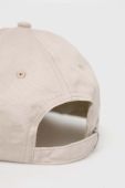 Бавовняна бейсболка United Colors of Benetton колір бежевий з аплікацією