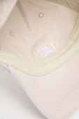Бавовняна бейсболка United Colors of Benetton колір бежевий з аплікацією