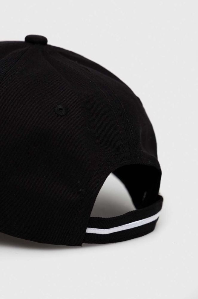 Хлопковая бейсболка BOSS BOSS Green Cap-1 цвет черный фото 3