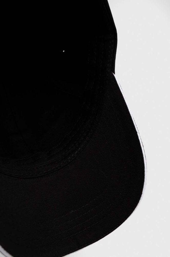 Хлопковая бейсболка BOSS BOSS Green Cap-1 цвет черный фото 4