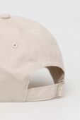 Бавовняна бейсболка Samsoe Samsoe колір бежевий однотонна