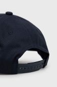 Бавовняна бейсболка HUGO колір синій з аплікацією (3077458)
