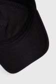 Бавовняна бейсболка HUGO колір чорний з аплікацією (3077461)
