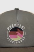Кепка Protest колір зелений візерунок