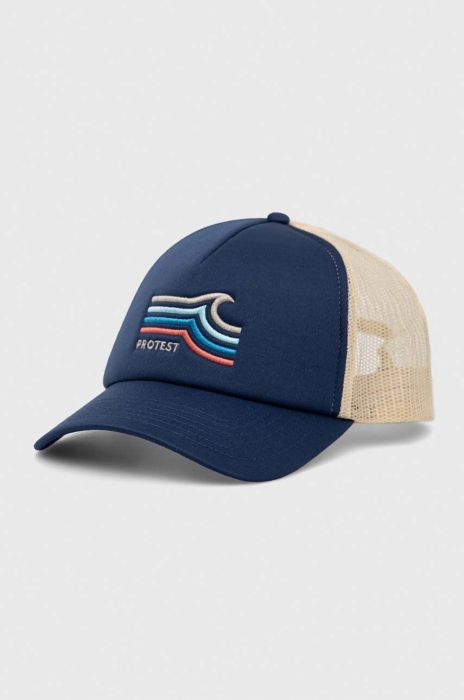 Кепка Protest колір синій з аплікацією (3195833)