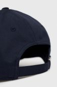 Бавовняна бейсболка Joop! колір синій з принтом