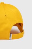 Бавовняна бейсболка Pepe Jeans Wally колір жовтий з аплікацією