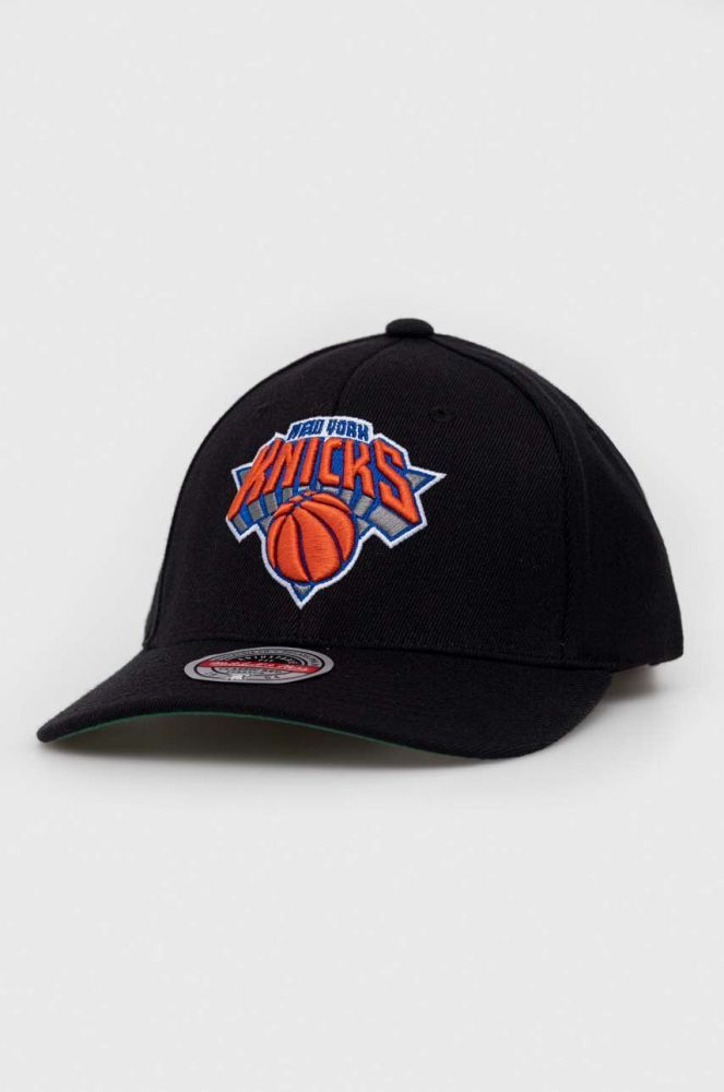 Кепка з домішкою вовни Mitchell&Ness Brooklyn Nets колір чорний з аплікацією (3227944)