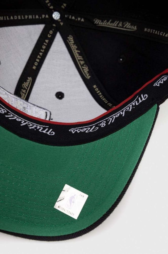 Кепка з домішкою вовни Mitchell&Ness Brooklyn Nets колір чорний з аплікацією (3228440) фото 5