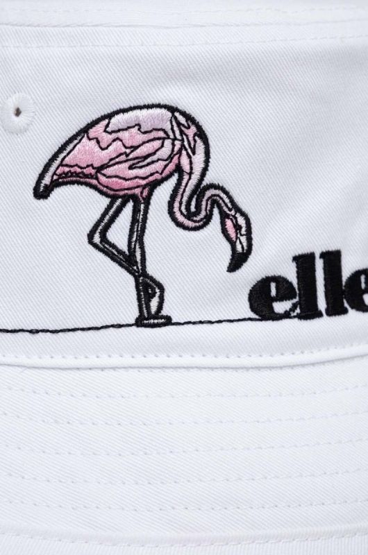 Бавовняний капелюх Ellesse колір білий з бавовни фото 2