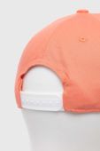 Бавовняна бейсболка adidas Performance колір помаранчевий з принтом