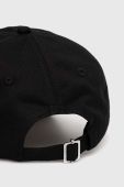 Бавовняна бейсболка Karl Lagerfeld колір чорний з аплікацією (2893625)