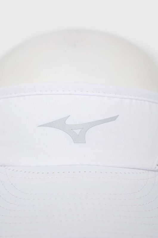 Козирок від сонця Mizuno колір білий з принтом фото 2