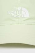 Кепка The North Face колір зелений однотонна
