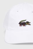 Бавовняна кепка Lacoste x Netflix колір білий з аплікацією RK7743-VIQ (3273563)