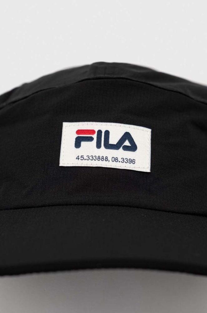 Кепка Fila Tangier колір чорний з аплікацією фото 2
