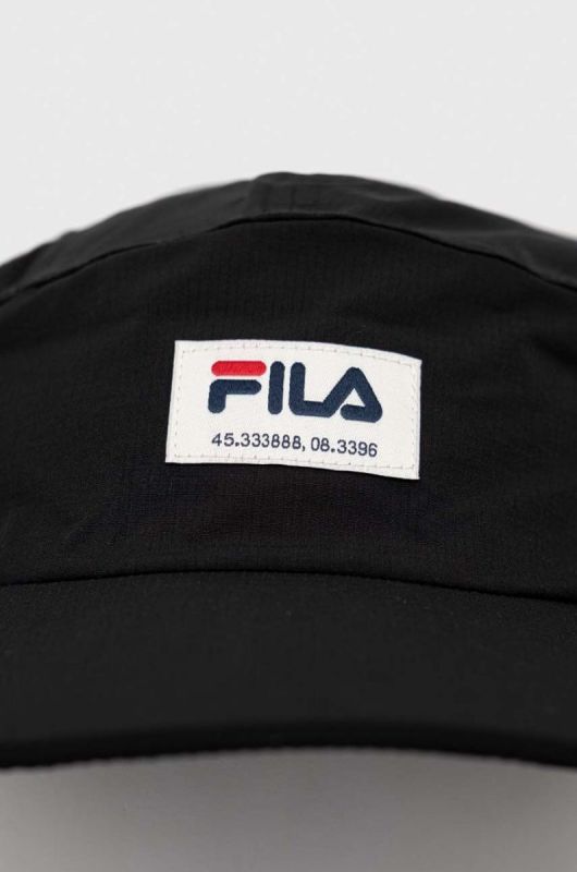 Кепка Fila Tangier колір чорний з аплікацією фото 2