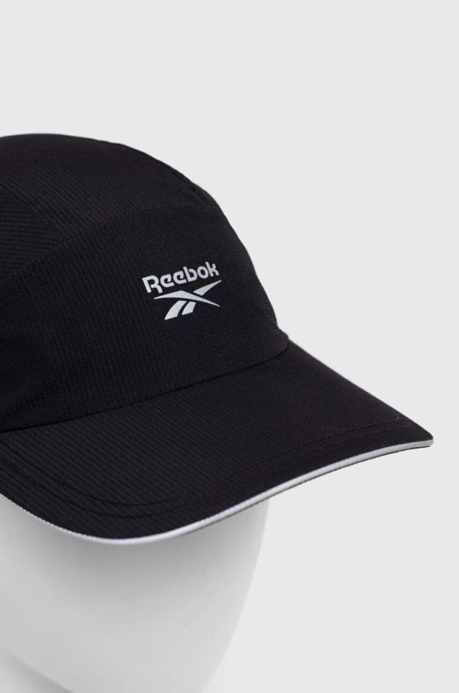Кепка Reebok One Series колір чорний з принтом фото 2