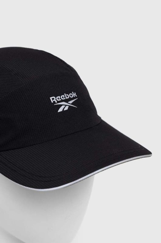 Кепка Reebok One Series колір чорний з принтом фото 2