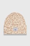 Шапка Herschel колір бежевий (3405197) Шапка Herschel колір бежевий (3405197)