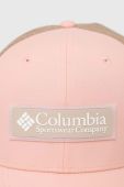 Кепка Columbia колір рожевий з аплікацією 2032011-271