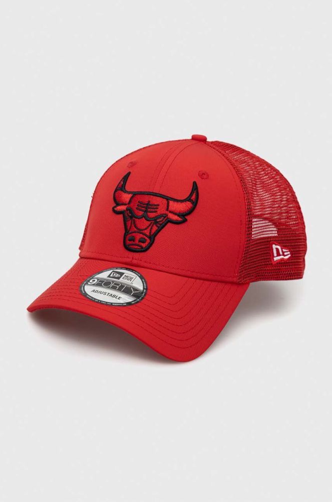 Кепка New Era колір червоний з аплікацією CHICAGO BULLS 60298608.FDR-FDR