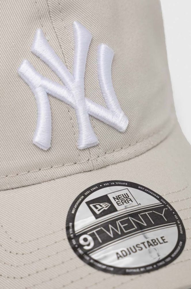 Бавовняна бейсболка New Era колір сірий візерунок NEW YORK YANKEES фото 2