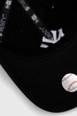 Бавовняна бейсболка New Era колір чорний з аплікацією NEW YORK YANKEES (3142591)
