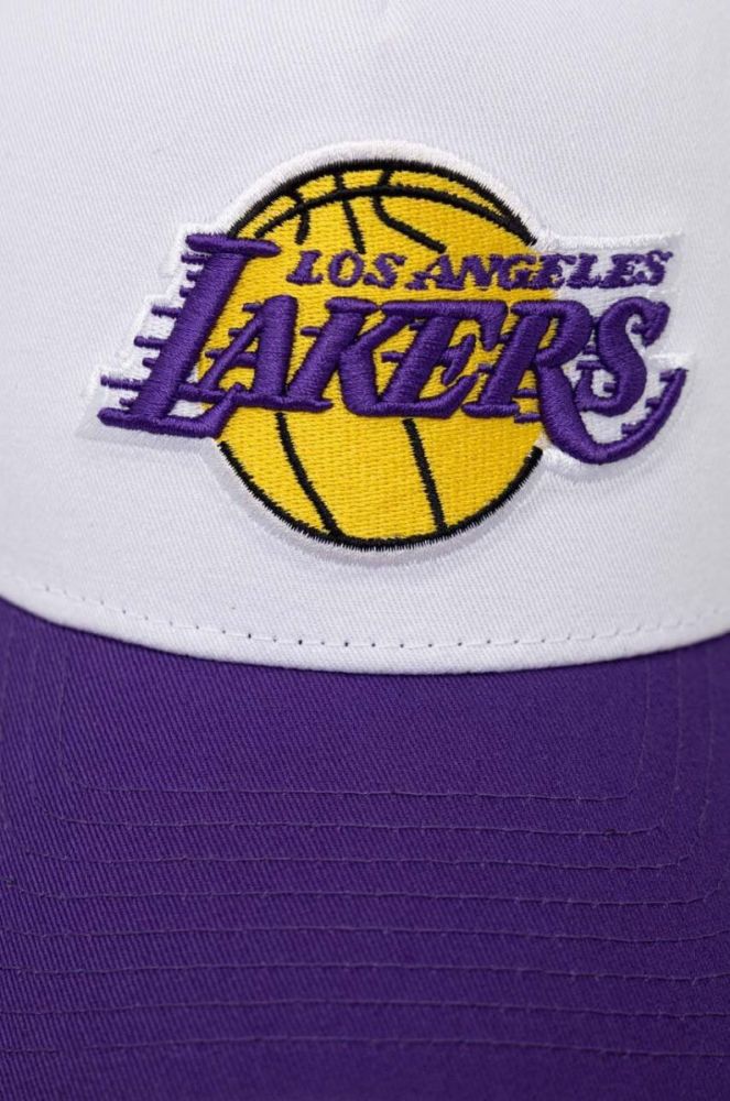 Кепка New Era колір білий з аплікацією LOS ANGELES LAKERS 60348857.WHITRPTRP-WHITRPTRP фото 3