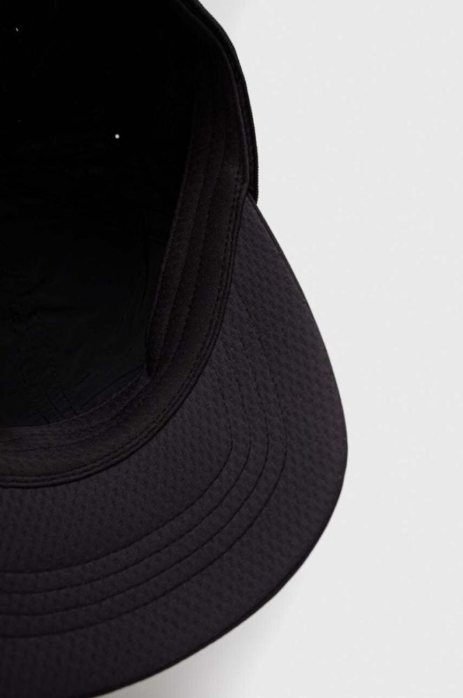 Кепка Jack Wolfskin Strap колір чорний однотонна фото 4