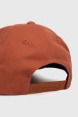 Бавовняна бейсболка Champion колір коричневий з аплікацією