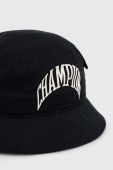 Бавовняний капелюх Champion колір чорний з бавовни (3027648)