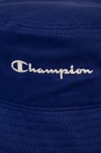 Бавовняний капелюх Champion колір синій з бавовни (3027655)