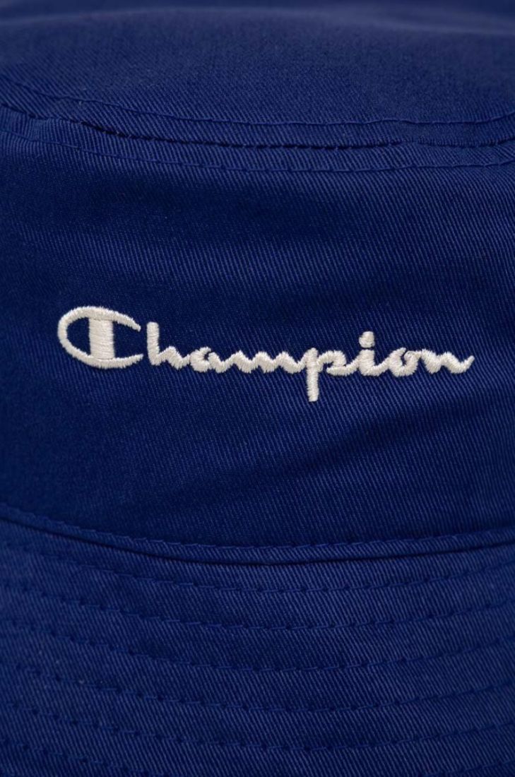 Бавовняний капелюх Champion колір синій з бавовни (3027655)