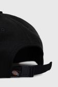 Кепка з домішкою вовни Dickies колір чорний з аплікацією
