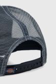 Кепка Dickies колір синій з аплікацією