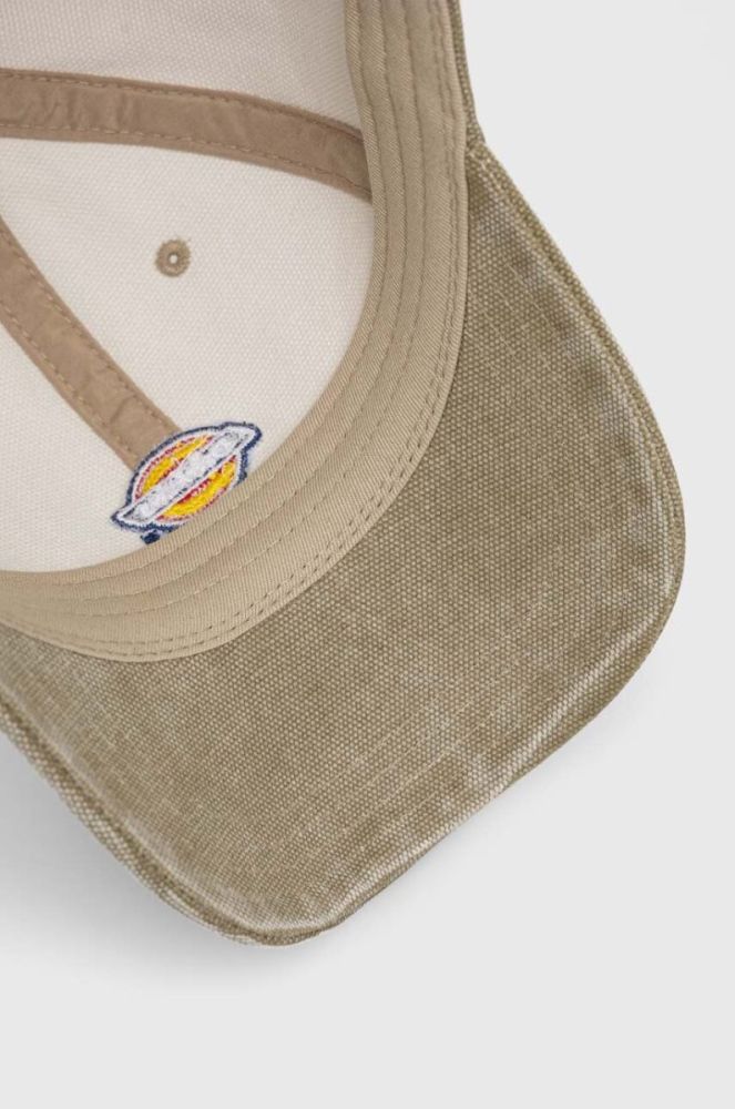 Бавовняна бейсболка Dickies колір зелений з аплікацією (3162890) фото 4